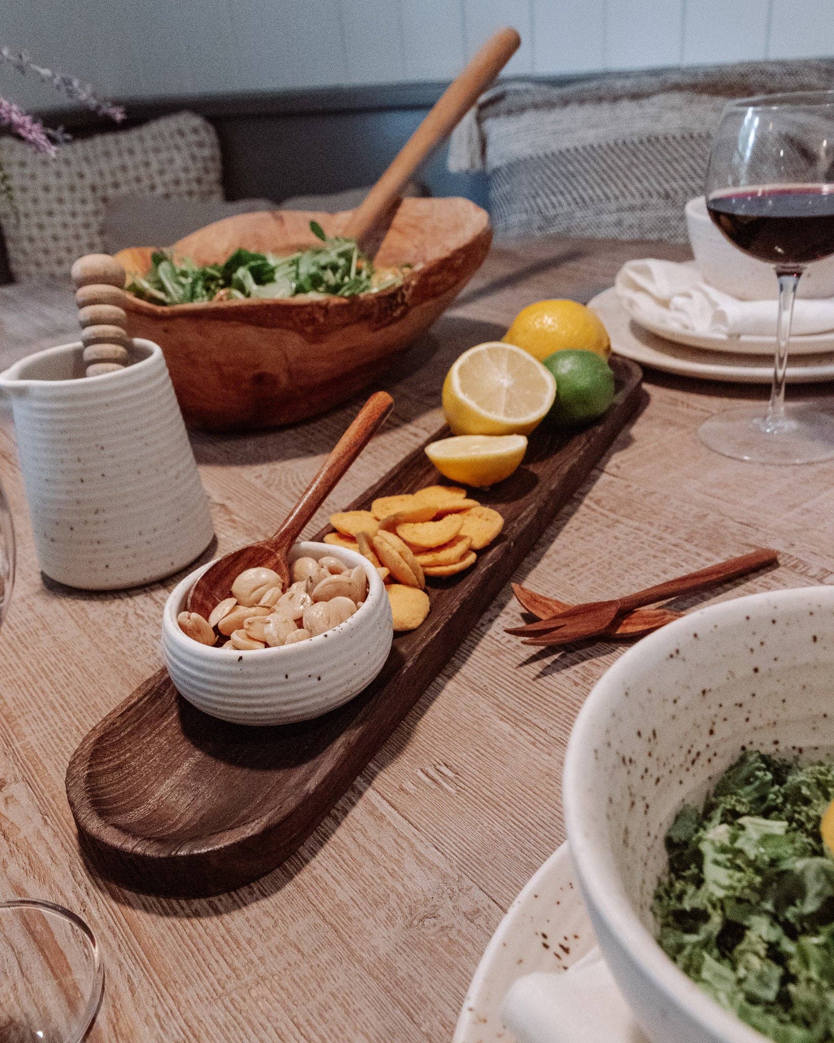 Sugarboo & Co - Ribbed Ceramic Speckled Dip Bowl - 3.5