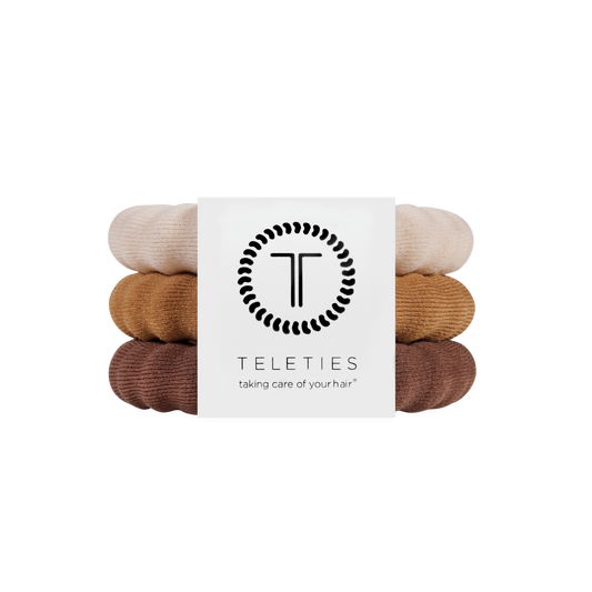 TELETIES - Espresso Yourself Large Nylon Hair Ties