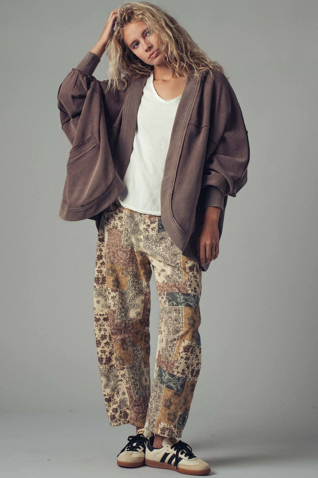 Urban Daizy - Boho Patchwork Wide Leg Pants