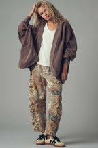 Urban Daizy - Boho Patchwork Wide Leg Pants