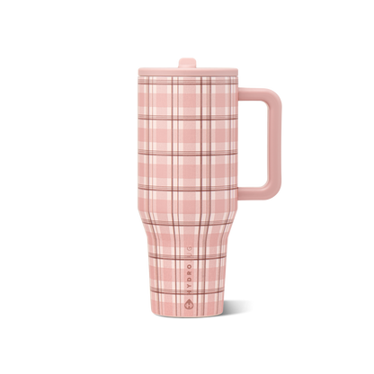 HydroJug - Pillow Talk Plaid HydroJug 40 oz Traveler Tumbler
