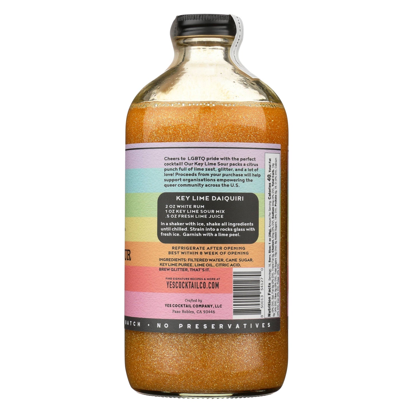 Yes Cocktail Co - Limited Release Key Lime Sour: Pride Edition