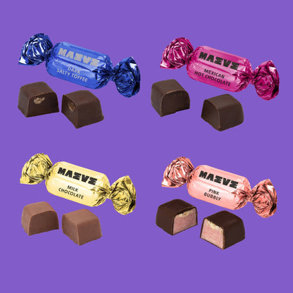 Seattle Chocolate Presents Maeve - NEW! Valentine's - Night Chocolate Bonbon Box - 4oz