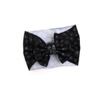 Gigi and Max - Ash Black Leopard Headwrap Halloween Hair Accessory Headband