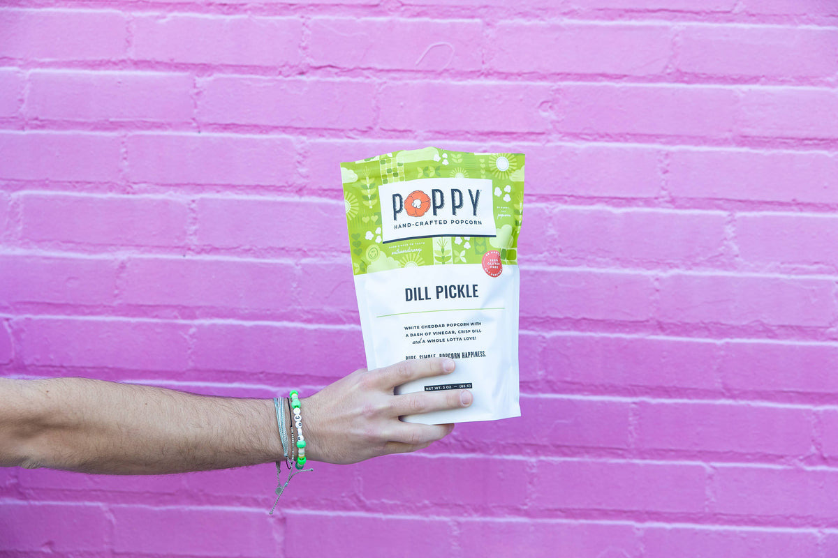 Poppy Hand-Crafted Popcorn - Dill Pickle Popcorn