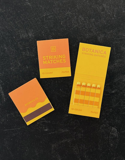 BOTANICA - Signature Matchbook - Nirvana (Orange)