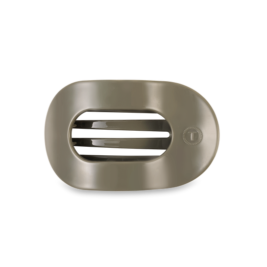 TELETIES - Flat Round Hair Clip | Medium | Sage It Ain't So