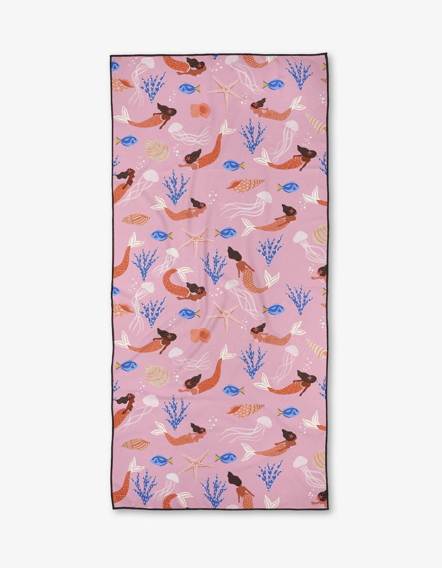 Geometry - Mermaid Shells Beach Towel