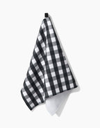 Geometry - Midnight Flannel Tea Towel