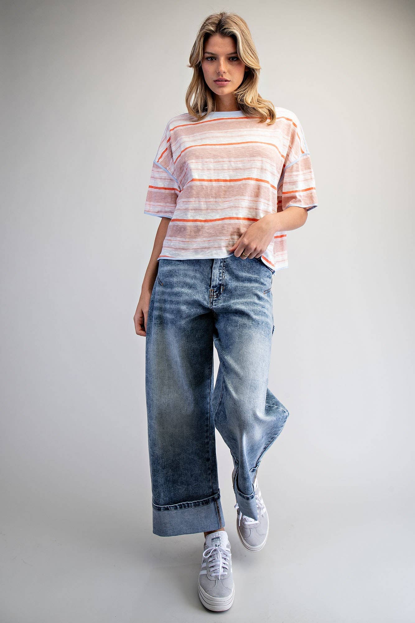 Willow Striped Boxy Tee