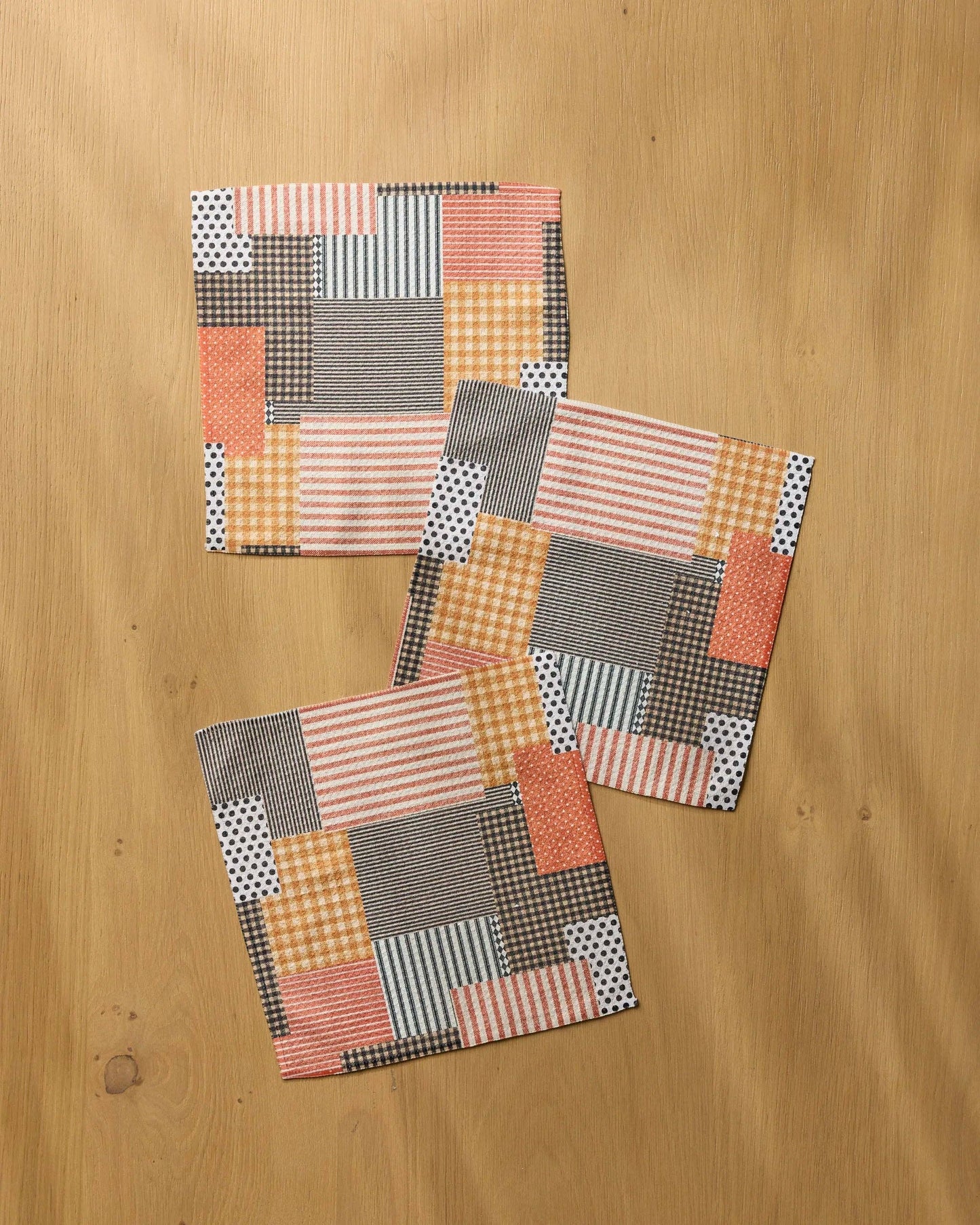 Geometry - Patch and Pumpkin Dishcloth Set
