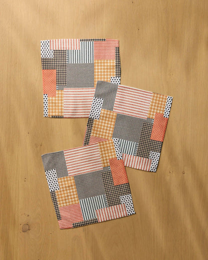 Geometry - Patch and Pumpkin Dishcloth Set