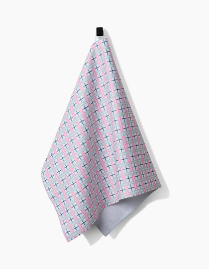 Geometry - Spring Cottage Plaid Tea Towel