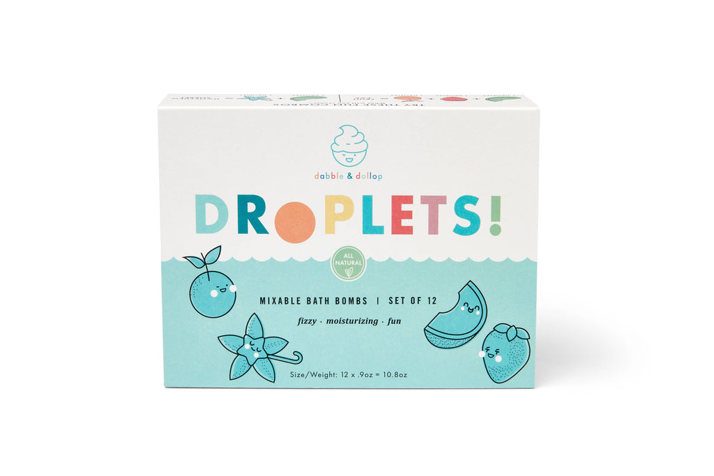 Dabble & Dollop - All-Natural Mini Bath Bombs - Original Fruit Scents
