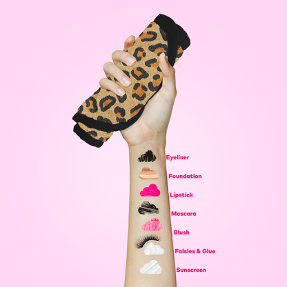 The Original MakeUp Eraser - Leopard MakeUp Eraser PRO