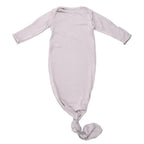 Three Little Tots - Harbor Mist Taupe Knotted Gown