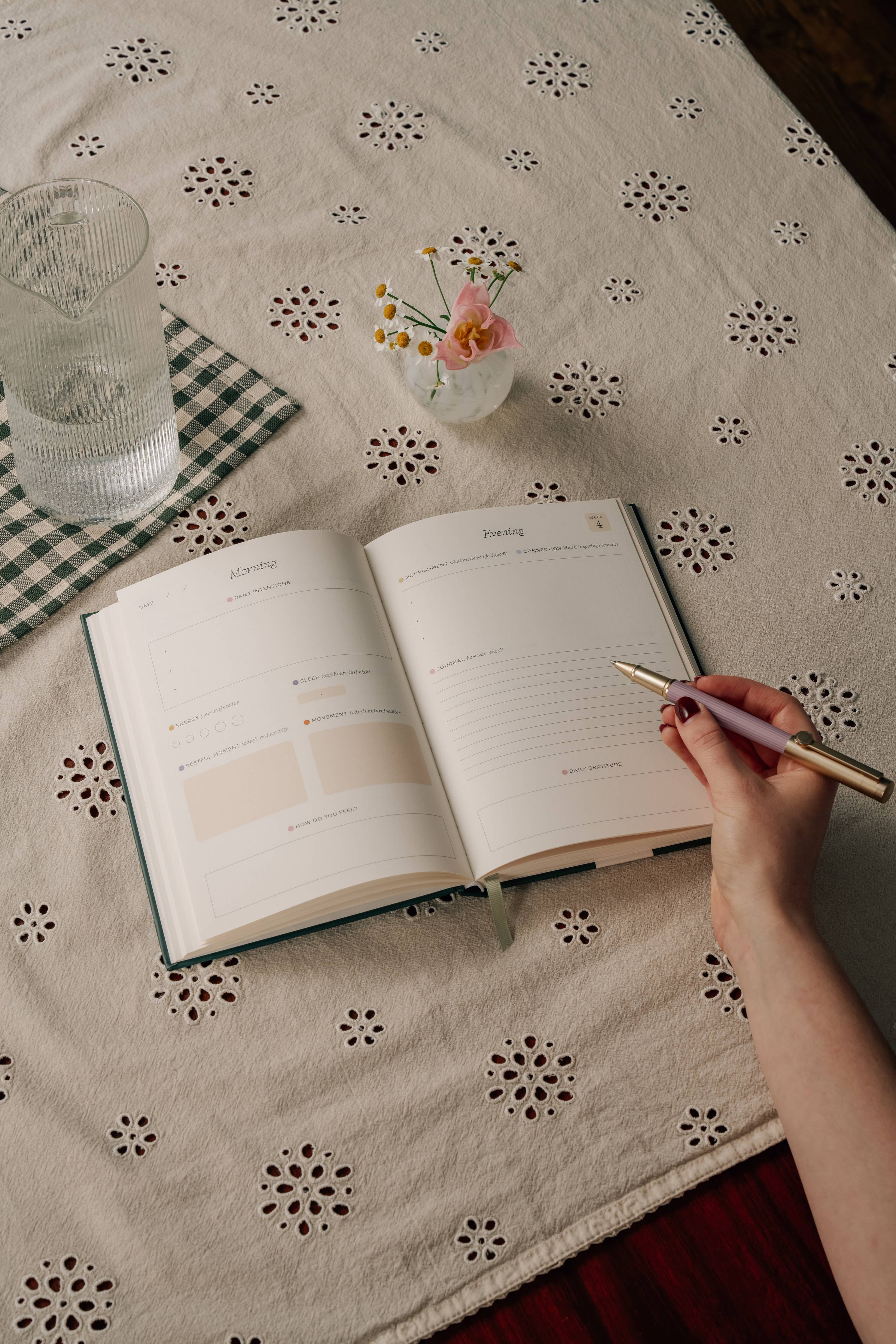 Papier - Pressed Flowers Wellness Journal