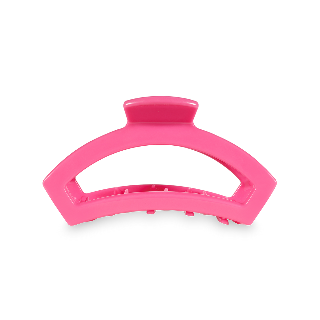 TELETIES - Open Hair Clip | Small | Paradise Pink