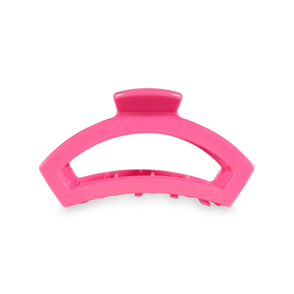 TELETIES - Open Hair Clip | Small | Paradise Pink