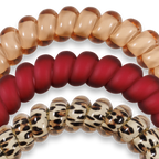 TELETIES - Spiral Hair Coils | Small | Wild Side Hair Ties