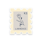 Ruff House Print Shop - Custom City Stamp Sticker - Atlantic, IA