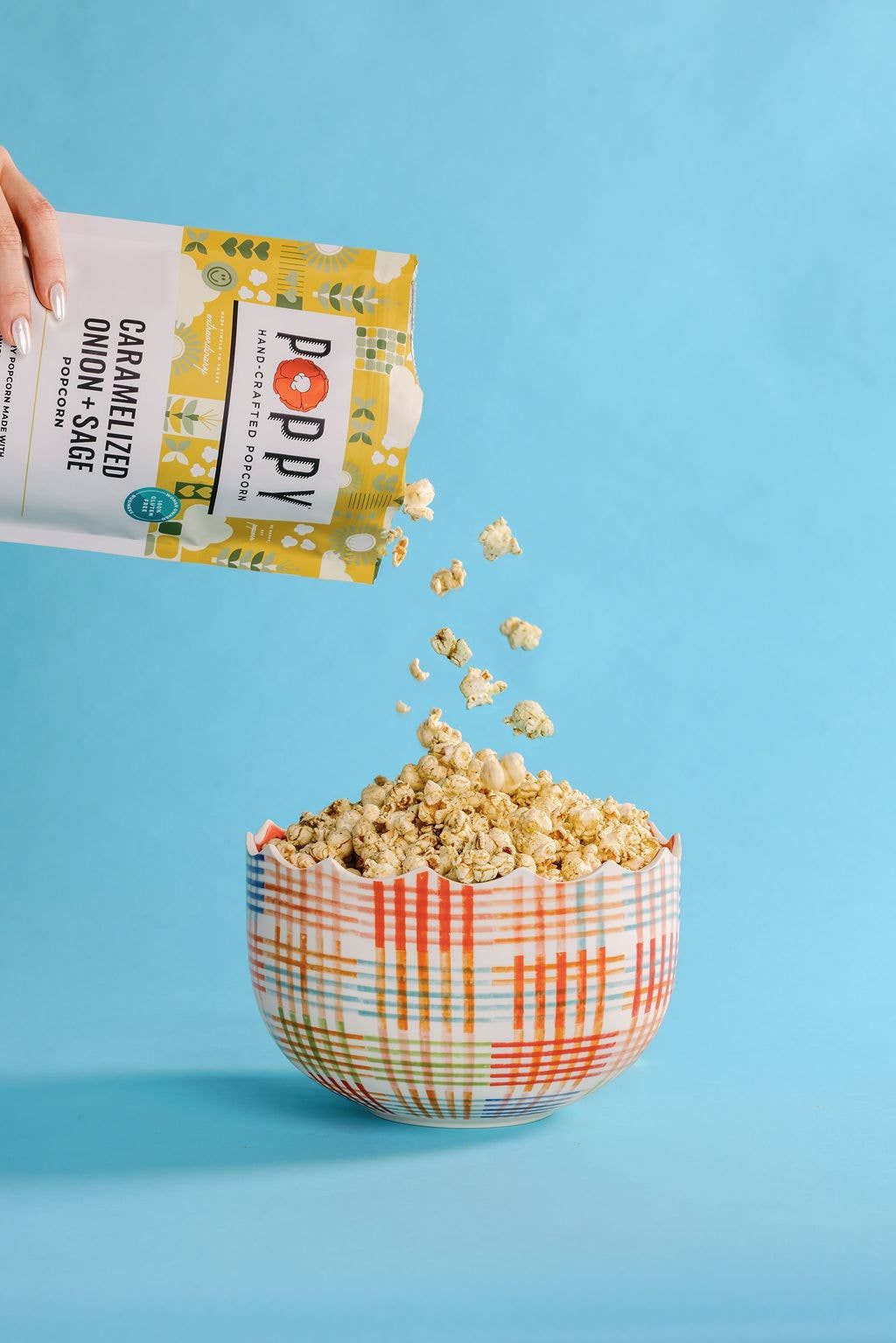Poppy Hand-Crafted Popcorn - Caramelized Onion + Sage