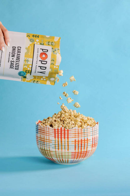 Poppy Hand-Crafted Popcorn - Caramelized Onion + Sage