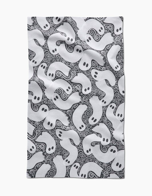 Geometry - Swirling Ghosts Tea Towel