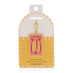 Lucky Feather - Enamel Bag Charm - Sardines