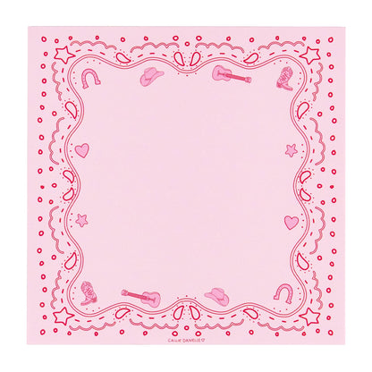 Callie Danielle - Pink Bandana Western Notepad