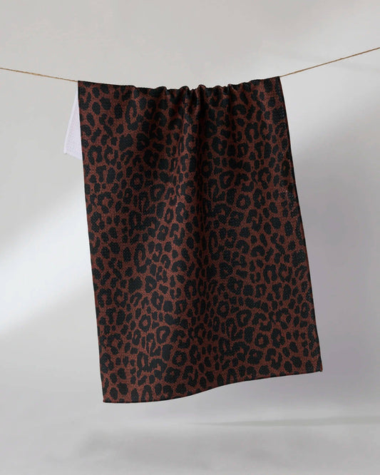 Geometry - Midnight Safari Tea Towel