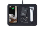 Courant - CATCH:3 - Essentials Linen Wireless Charger with Valet Tray
