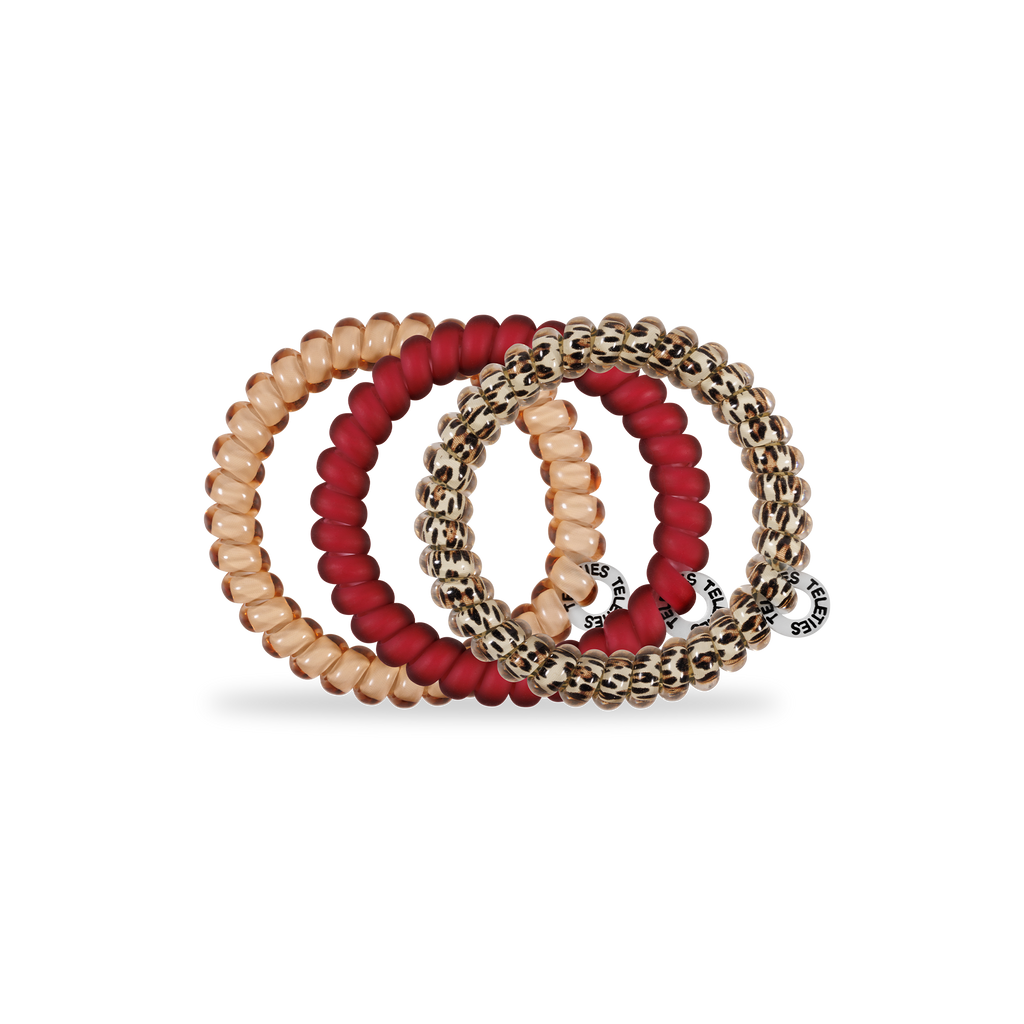 TELETIES - Spiral Hair Coils | Small | Wild Side Hair Ties