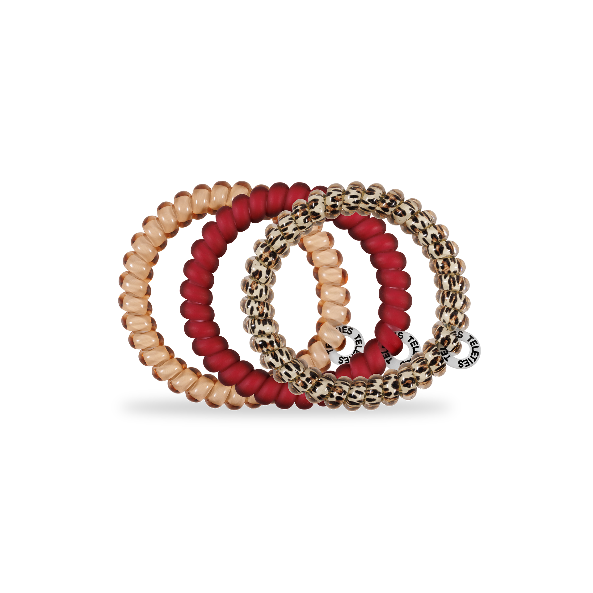 TELETIES - Spiral Hair Coils | Small | Wild Side Hair Ties