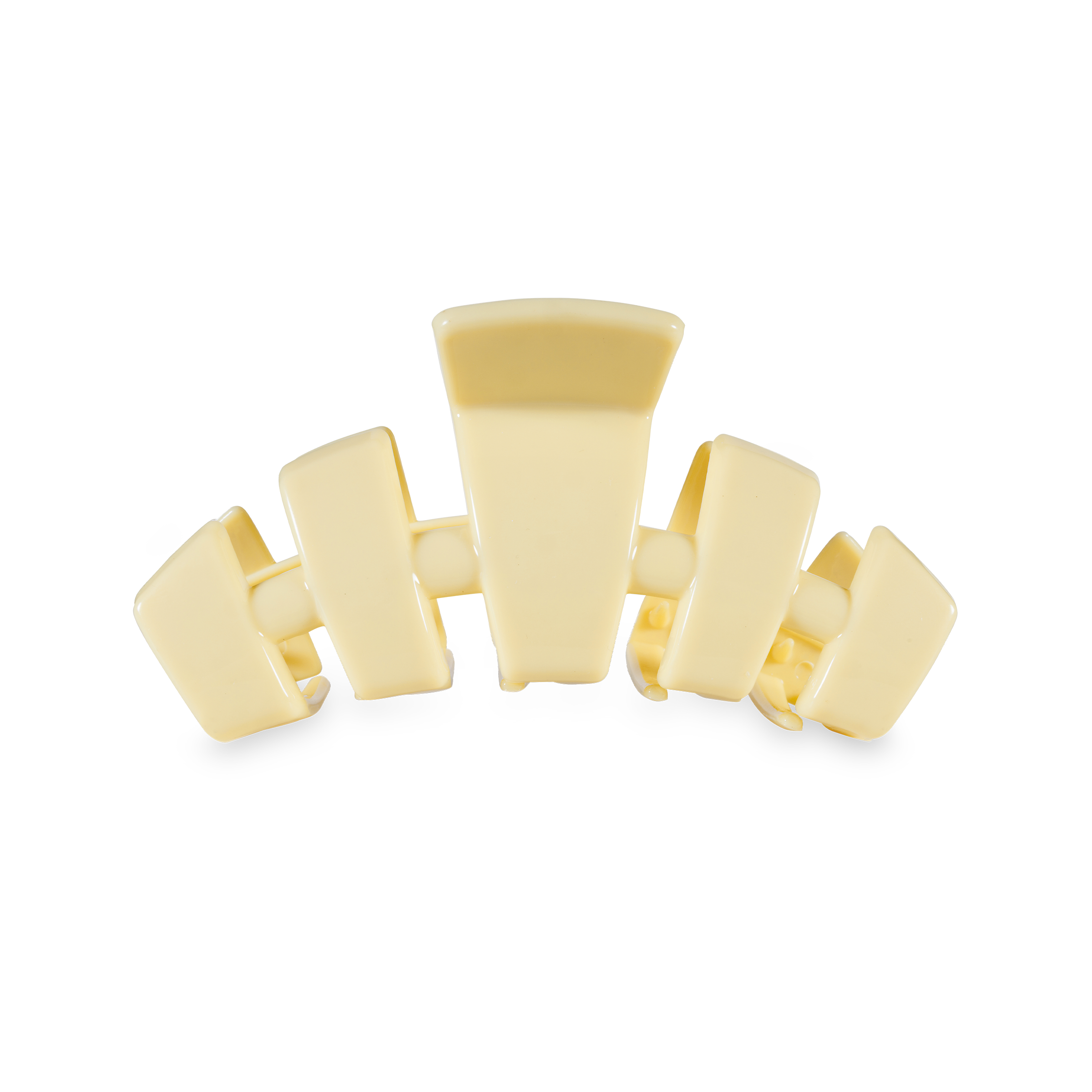 TELETIES - Classic Hair Clip | Medium | Butter Yellow