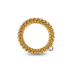 TELETIES - Spiral Hair Coils | Large | Sunset Gold Hair Ties