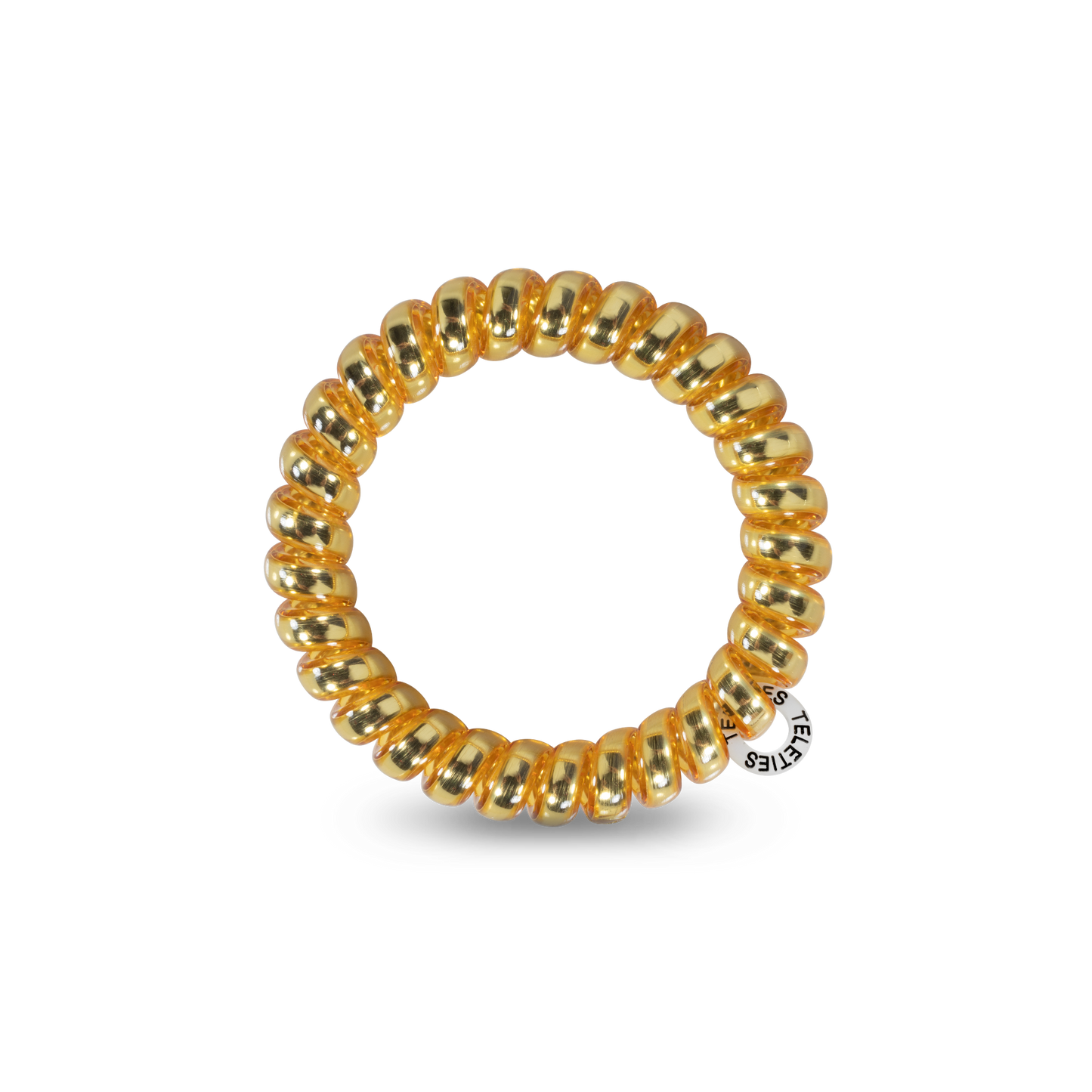 TELETIES - Spiral Hair Coils | Large | Sunset Gold Hair Ties