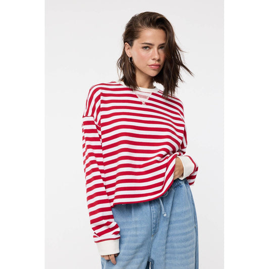 Bailey Relaxed Crop Knit Top