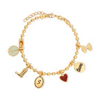 Lucky Feather - Charm Garden - Bracelet Chain - Gold