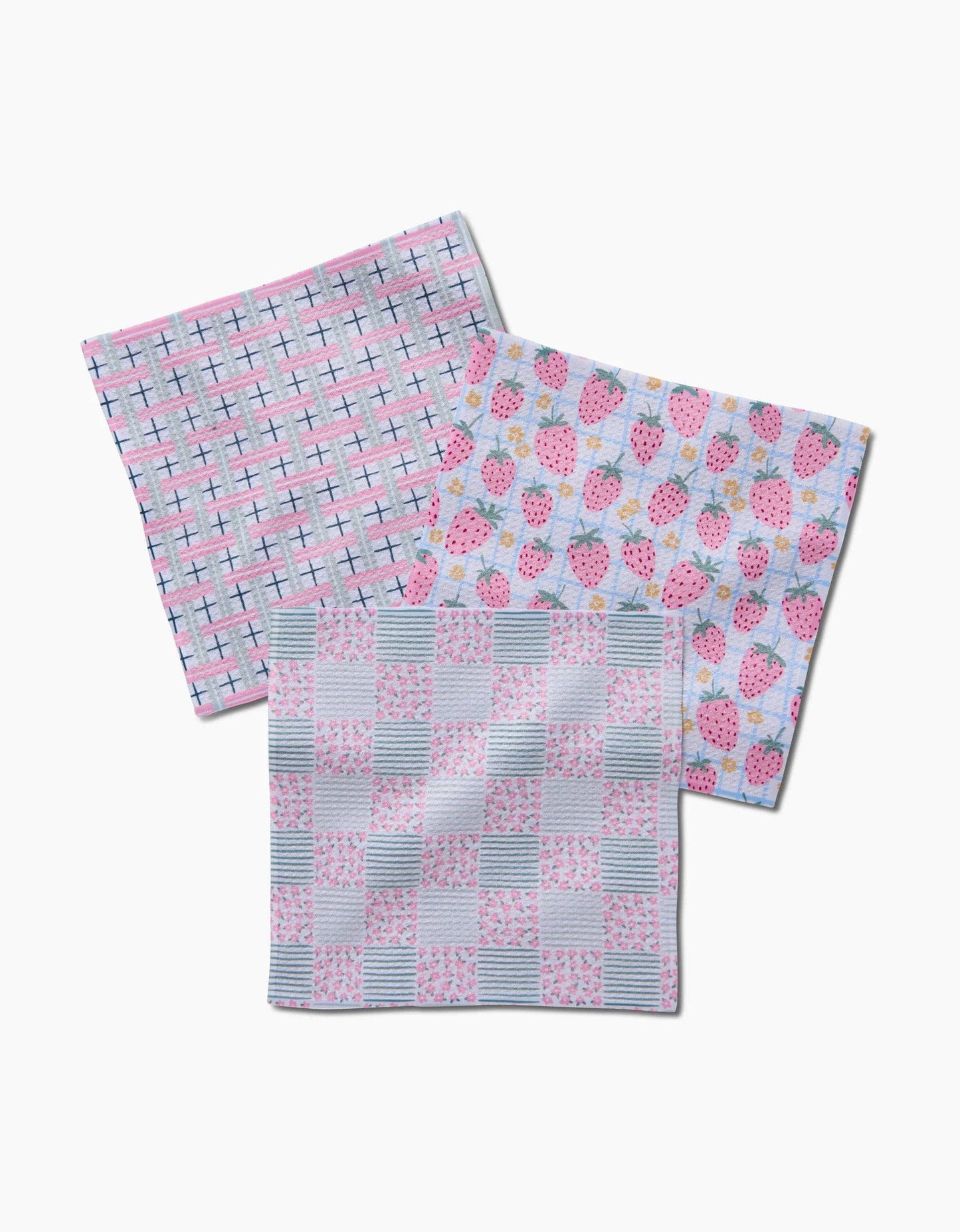 Geometry - Spring Picnic Day Dishcloth Set
