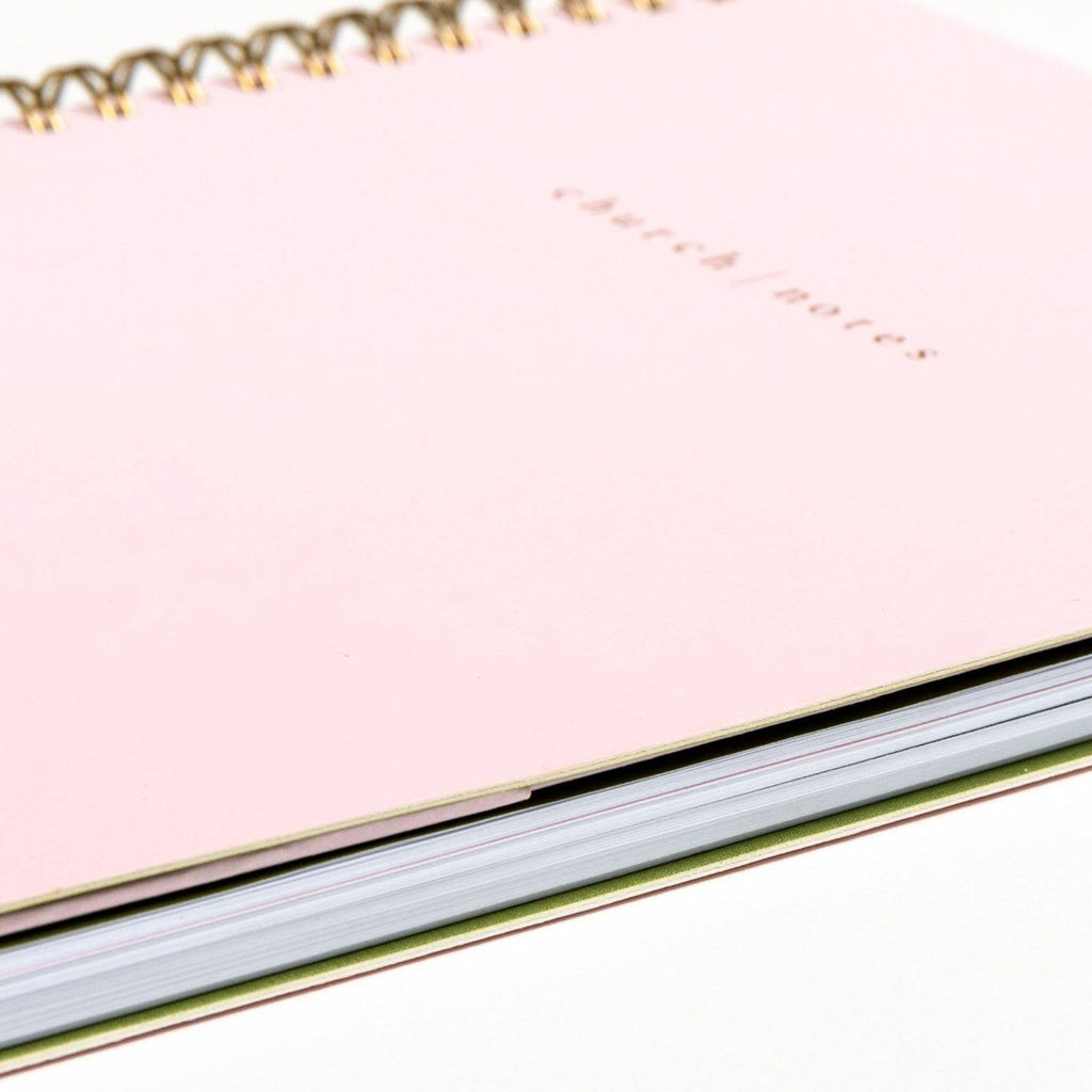 Church Notes Co. - Blush Church Notes Bible Study Notebook