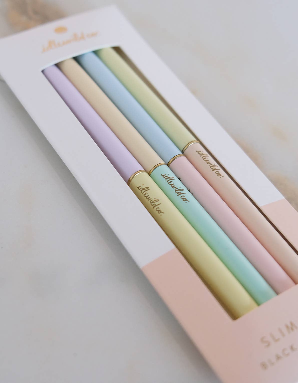 Idlewild Co. - Slim Pen, Set of Four | Duo-Tone Pastels