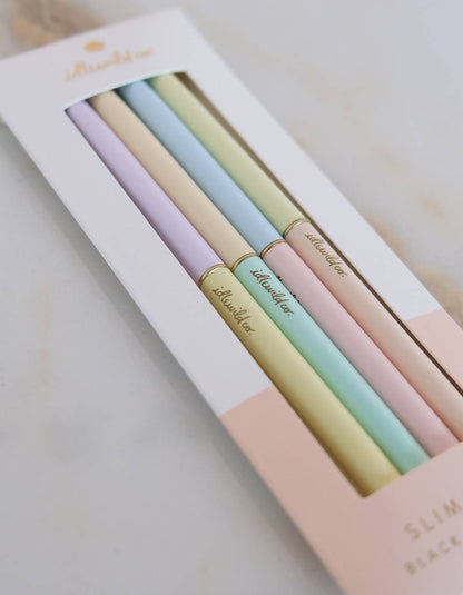 Idlewild Co. - Slim Pen, Set of Four | Duo-Tone Pastels
