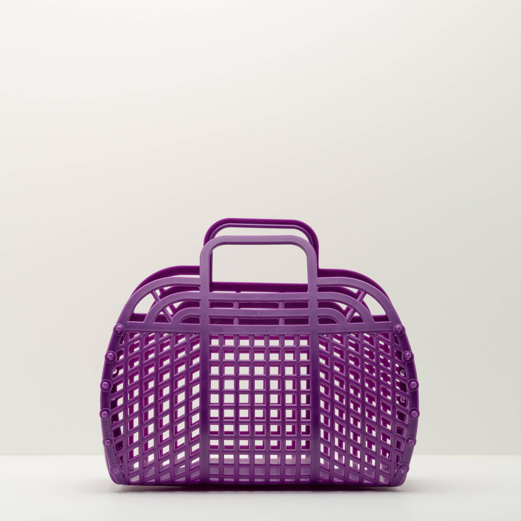 JustforZo boutique, Inc. - Medium Retro Jelly Baskets, Bags - 𝙈𝙖𝙙𝙚 𝙞𝙣 𝙐𝙎𝘼!
