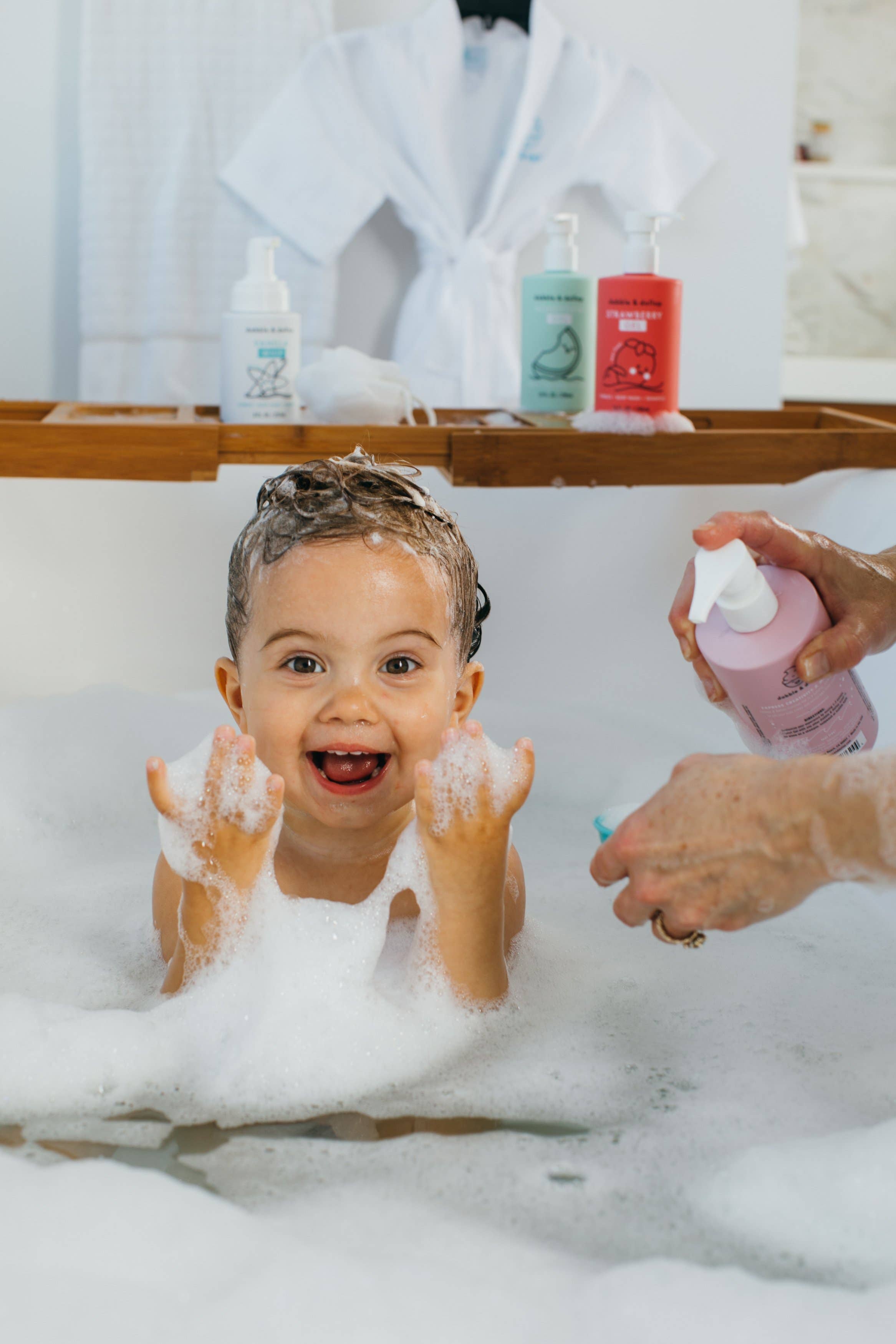 Dabble & Dollop - All-Natural Coconut Shampoo, Body Wash & Bubbles