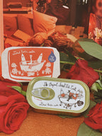 Tinned Candle - Tinned Fish Candle - Smoked Rose Water