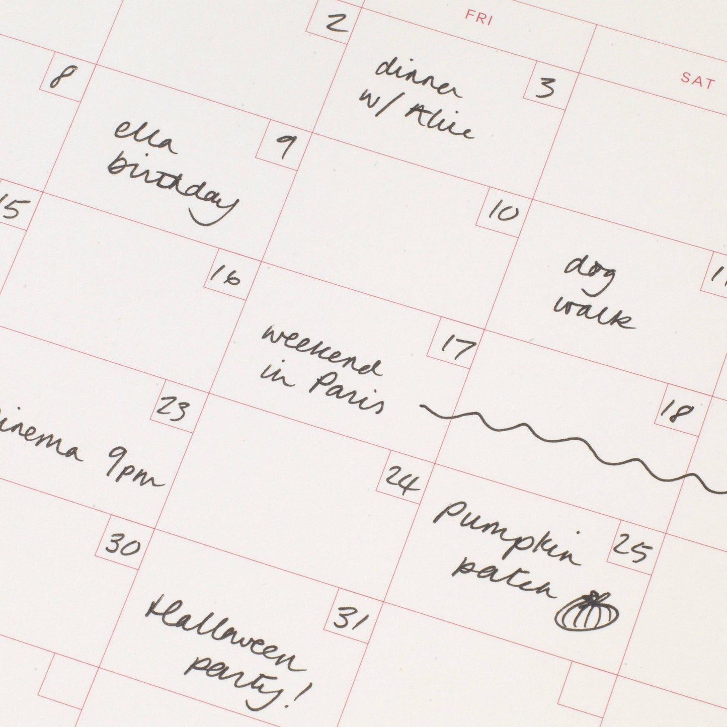 Papier - Picnic Undated Productivity Monthly Planning Pad