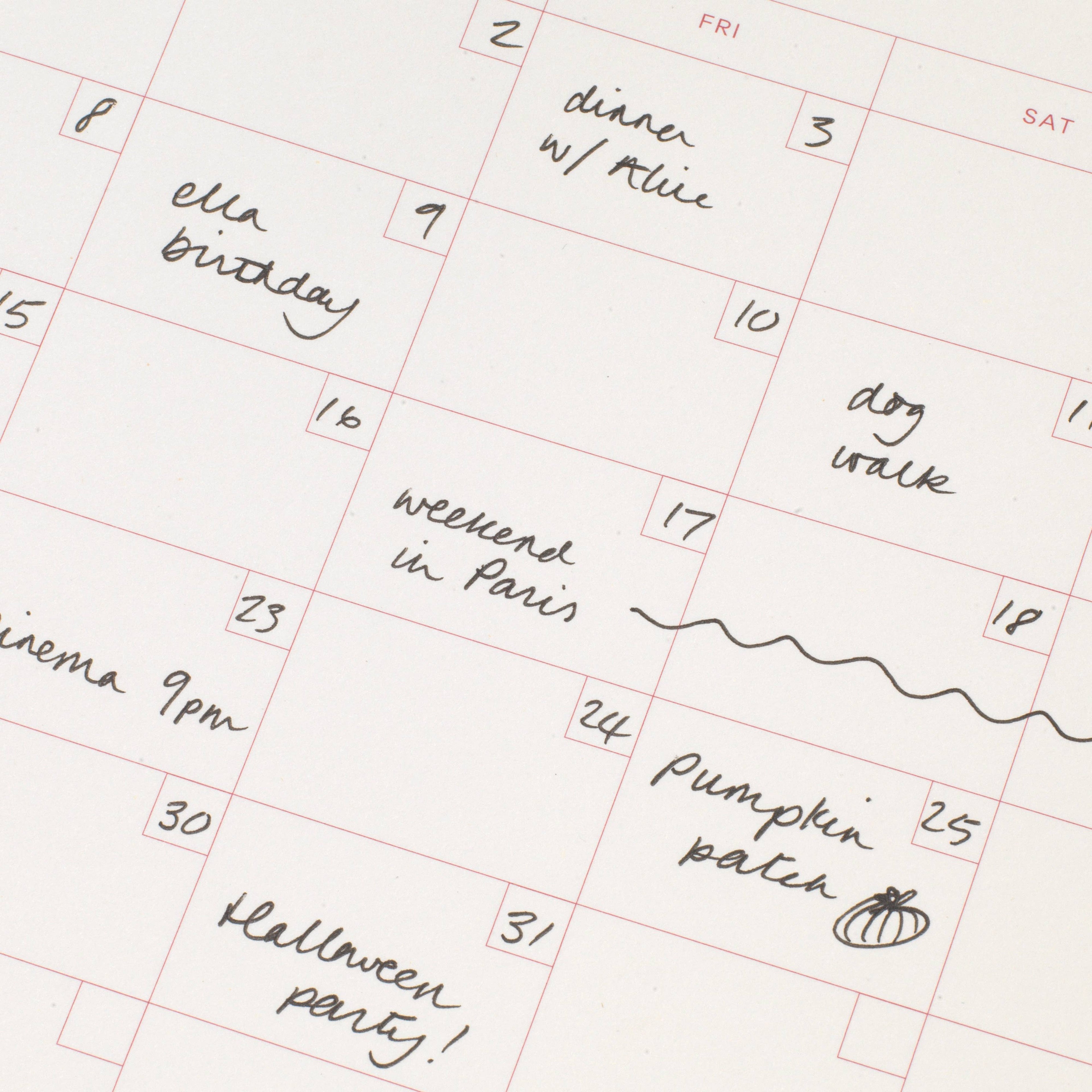 Papier - Picnic Undated Productivity Monthly Planning Pad