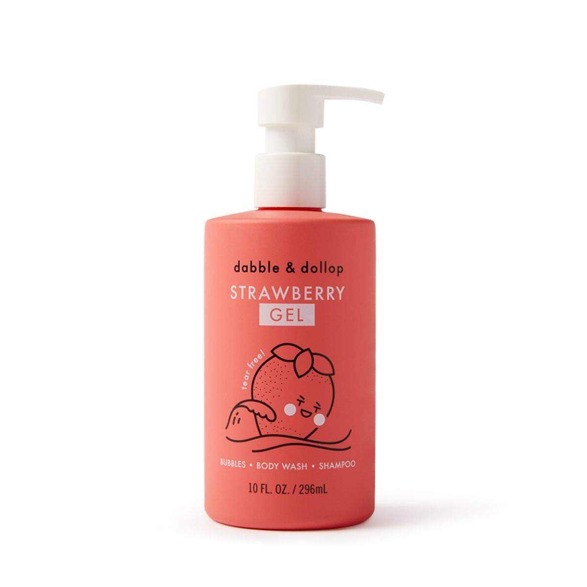 Dabble & Dollop - All-Natural Strawberry Shampoo, Body Wash & Bubbles