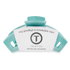 TELETIES - Open Hair Clip | Large | Totally Turquoise